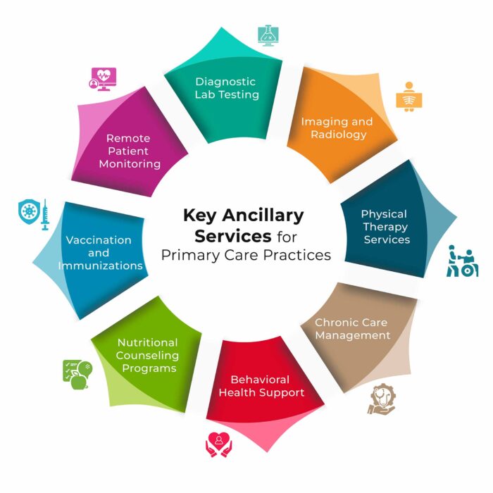 Ancillary services for primary care Primary care practice ancillary revenue Best ancillary services for family medicine Expanding services in primary care Increasing revenue in primary care Cloud-based EHR for ancillary services EHR integration for diagnostics and labs Profitable services for primary care clinics Comprehensive care in primary practice Improving patient outcomes with ancillary services Chronic care management ancillary services Remote patient monitoring in primary care Telemedicine for primary care practices Diagnostic testing in primary care Physical therapy and rehab services for PCPs